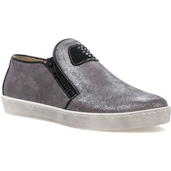 J.Wolski trampki damskie na zamek młodzieżowe płaskie wiosenne  - zdjęcie produktu