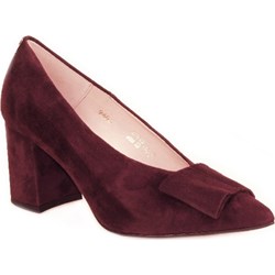 Czółenka Sala zamszowe eleganckie gładkie  - zdjęcie produktu