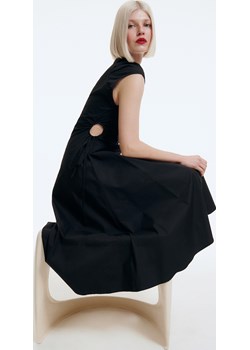 Reserved - Dzianinowa sukienka midi - Czarny Reserved Reserved - kod rabatowy