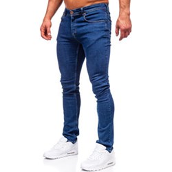 Jeansy męskie Denley niebieskie casual  - zdjęcie produktu