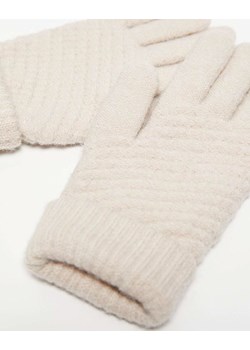 Klasyczne dzianinowe rękawiczki w kolorze beżowym 3901, Kolor beżowy, Rozmiar Primodo - kod rabatowy