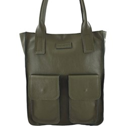 Shopper bag Barberini`s na ramię duża matowa bez dodatków  - zdjęcie produktu