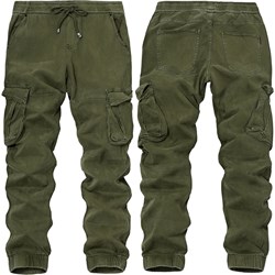 Spodnie męskie Recea zielone  - zdjęcie produktu