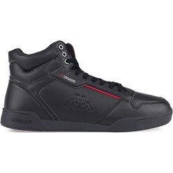 Czarne buty zimowe męskie Kappa skórzane sportowe sznurowane  - zdjęcie produktu