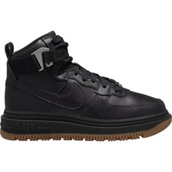 Buty sportowe damskie Nike air force czarne wiązane płaskie  - zdjęcie produktu