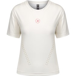 Bluzka damska Adidas z dzianiny biała  - zdjęcie produktu