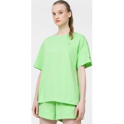 Bluzka damska zielona Champion na wiosnę z krótkim rękawem  - zdjęcie produktu