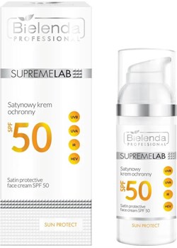 Sun protect satynowy krem ochronny spf 50 Supremelab House of Beauty Brands -  bielenda.com - kod rabatowy