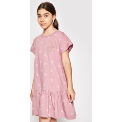 Sukienka dziewczęca różowa Femi Stories letnia  - zdjęcie produktu