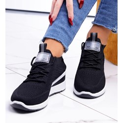 Buty sportowe damskie sneakersy na koturnie na wiosnę  - zdjęcie produktu