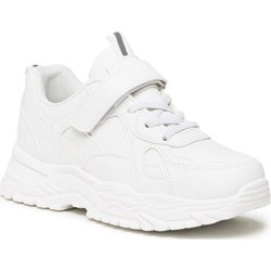 Buty sportowe dziecięce białe DeeZee na rzepy  - zdjęcie produktu