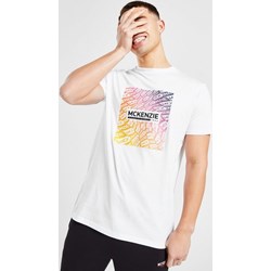 Mckenzie t-shirt męski biały z krótkimi rękawami  - zdjęcie produktu