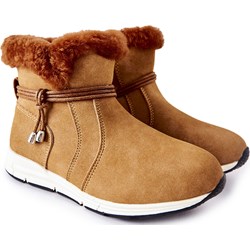 Buty zimowe dziecięce brązowe BIG STAR  - zdjęcie produktu