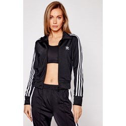 Bluza damska czarna Adidas w sportowym stylu  - zdjęcie produktu