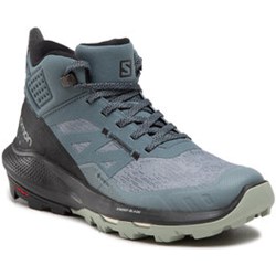 Buty trekkingowe damskie Salomon sznurowane gore-tex płaskie  - zdjęcie produktu