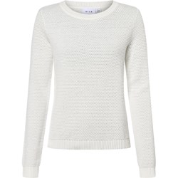 Sweter damski biały Vila z okrągłym dekoltem  - zdjęcie produktu