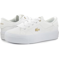 Trampki damskie Lacoste z niską cholewką płaskie sportowe  - zdjęcie produktu