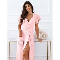 Sukienka Magmac różowa z tkaniny maxi  - zdjęcie produktu