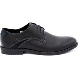 Półbuty męskie Buty Olivier sznurowane skórzane  - zdjęcie produktu