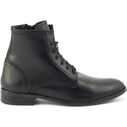 Buty zimowe męskie Olivier skórzane na zamek  - zdjęcie produktu