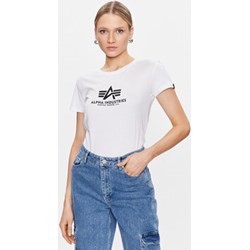 Bluzka damska Alpha Industries w stylu młodzieżowym z krótkim rękawem z okrągłym dekoltem  - zdjęcie produktu