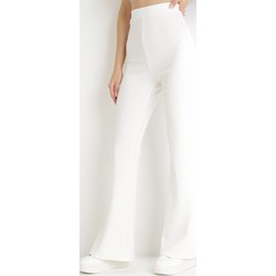 Spodnie damskie białe Born2be  - zdjęcie produktu
