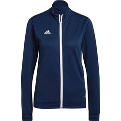 Bluza damska granatowa Adidas krótka na jesień sportowa  - zdjęcie produktu