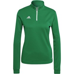 Bluza damska Adidas zielona sportowa krótka  - zdjęcie produktu