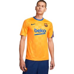 T-shirt męski Nike pomarańczowa na wiosnę sportowy z krótkimi rękawami  - zdjęcie produktu
