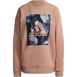 Bluza damska Adidas z nadrukami krótka  - zdjęcie produktu
