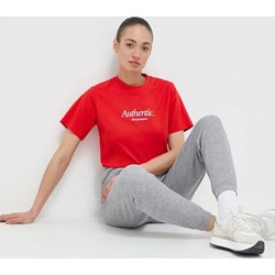 Bluzka damska New Balance bawełniana z napisami z krótkimi rękawami  - zdjęcie produktu