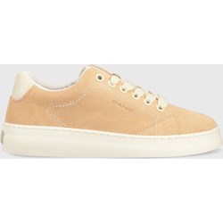 Beżowe buty sportowe damskie Gant sneakersy wiosenne sznurowane płaskie  - zdjęcie produktu