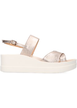 Złote sandały Suzan, Conhpol Relax, RE2638-01, Konopka Shoes Konopka Shoes promocja - kod rabatowy