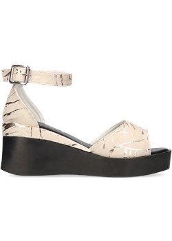 Beżowe sandały Donata, Artiker, HB0114-01, Konopka Shoes okazja Konopka Shoes - kod rabatowy