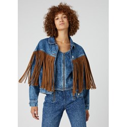 Kurtka damska Wrangler krótka boho jeansowa  - zdjęcie produktu