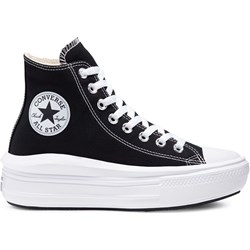 Converse trampki damskie z wysoką cholewką czarne na platformie  - zdjęcie produktu