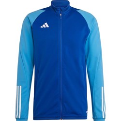 Bluza męska niebieska Adidas sportowa jesienna  - zdjęcie produktu