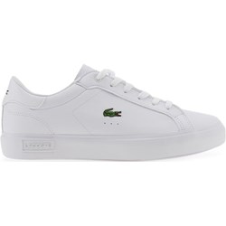 Trampki damskie Lacoste z niską cholewką sznurowane płaskie z tkaniny sportowe  - zdjęcie produktu