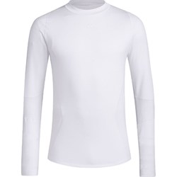 T-shirt męski biały Adidas z długim rękawem  - zdjęcie produktu