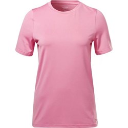 Bluzka damska Reebok różowa sportowa z okrągłym dekoltem  - zdjęcie produktu