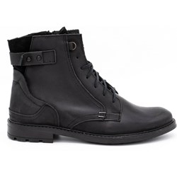 Buty zimowe męskie Komodo czarne casual  - zdjęcie produktu