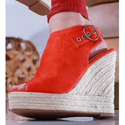 Sandały damskie Pantofelek24 z klamrą na platformie casualowe  - zdjęcie produktu