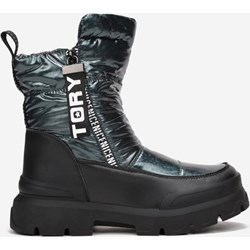 Buty zimowe dziecięce Born2be śniegowce czarne na zamek  - zdjęcie produktu
