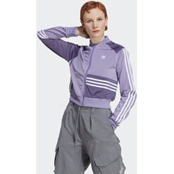 Bluza damska Adidas z aplikacjami  krótka  - zdjęcie produktu