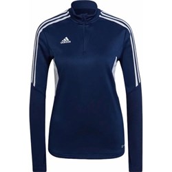 Bluza damska granatowa Adidas z aplikacjami   - zdjęcie produktu