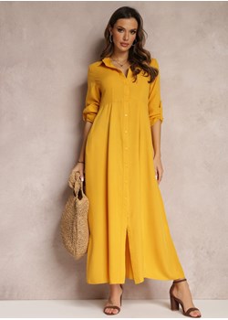 Żółta Sukienka Samba  Renee Renee odzież - kod rabatowy