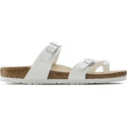 Klapki damskie BIRKENSTOCK z weluru  - zdjęcie produktu