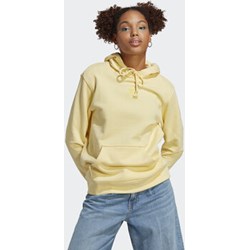 Bluza damska żółta Adidas krótka  - zdjęcie produktu