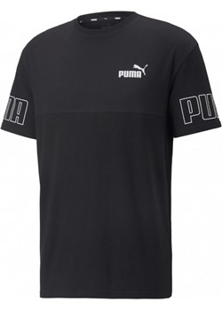 Męski t-shirt z nadrukiem PUMA Power Colorblock Tee Puma Sportstylestory.com - kod rabatowy
