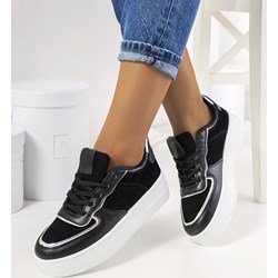 Buty sportowe damskie Gemre sneakersy sznurowane płaskie  - zdjęcie produktu